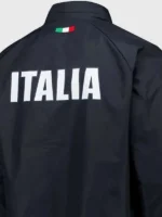 A sleek Olympics 2026 Italy Black Track Jacket designed for the world stage.