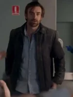 Adam Rowland Home and Away 2026 Remi Carter Black Jacket Front View in Premium Wool