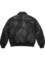 Supreme Spider Man Black Jacket Back View