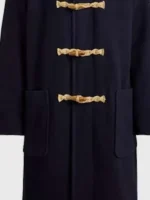 A full shot of the Team USA Winter Olympics 2026 Toggle Coat with classic closures.