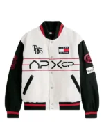 tommy hilfiger f1 movie racing varsity jacket front side