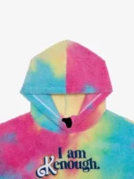 A colorful Unisex I Am Kenough Ken Hoodie with a relaxed and cozy fit.