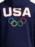 A stylish and cozy USA Winter Olympics 2026 Blue Hoodie for everyday wear.