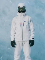 A full profile of the Winter Olympics 2026 Iceland Jacket showing the clean lines.