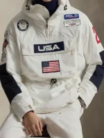 The functional Winter Olympics 2026 Team USA Anorak Jacket for cold weather.