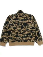 1st Camo Logo Relaxed Fit Yellow Track Jacket Back View