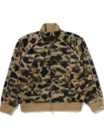 1st Camo Logo Relaxed Fit Yellow Track Jacket Front View