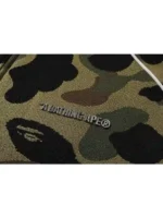 1st Camo Logo Relaxed Fit Yellow Track Jacket Design