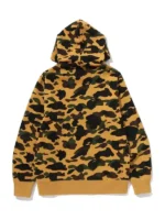 1st Camo Pullover Yellow Hoodie Mens Back View