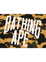 1st Camo Pullover Yellow Hoodie Mens Design