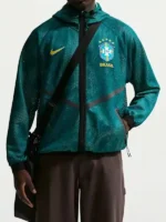 Front view of the World Cup 2026 Teams Mesh Anthem Jacket Brazil