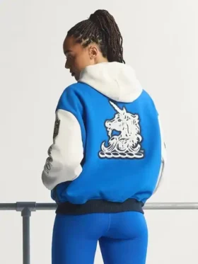 Adidas Boston Marathon 26 Varsity Jacket Back View