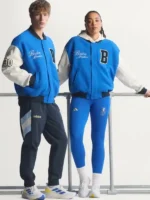 Adidas Boston Marathon 26 Varsity Jacket Couple Look