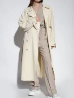 Anne Hathaway She Came to Me Trench Coat Close-Up