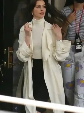 Anne Hathaway She Came to Me Trench Coat Front View