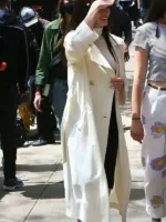 Anne Hathaway She Came to Me Trench Coat Side View