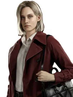 Ashcroft RE9 Requiem Red Trench Coat Closure View