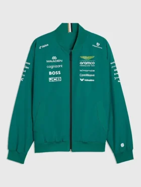Aston Martin F1 Team 2026 Bomber Jacket Front View