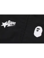 BAPE 1st Camo Stand Collar Green Track Jacket Design