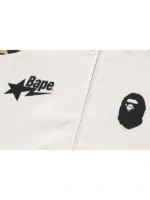 BAPE 1st Camo Stand Collar Yellow Track Jacket Design