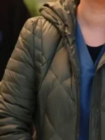 Chicago Med S10 Green Quilted Jacket Closure View