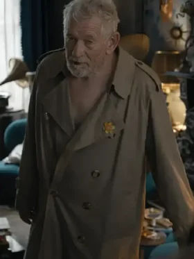 Christophers Ian McKellen Trench Coat front view