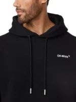 Costco Black Pullover Hoodie Close-Up View