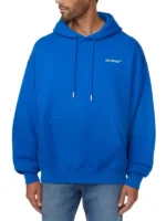 Costco Blue Pullover Hoodie Front View