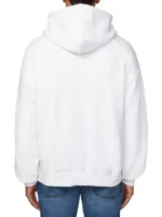 Costco Off White Pullover Hoodie Back View