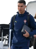 Ronaldo Portugal 2025 Track Jacket Front View