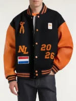 Denham Team NL Varsity Jacket Front View