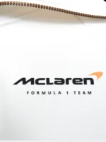 F1 Team Vintage Soft White Track Jacket View Logo