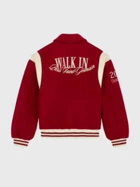 Germain Walk in Paris Varsity Jacket Back View