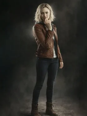 Grace Evil Requiem Leather Jacket Full View