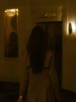 Idea of You Anne Hathaway Trench Coat Back View