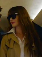 Idea of You Anne Hathaway Trench Coat Close-Up