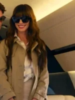 Idea of You Anne Hathaway Trench Coat Front View