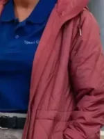 Jenkins Chicago Med Quilted Jacket Closue View