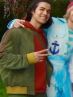 A full style look of the Joel Oulette Green Jacket.