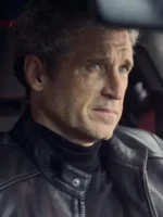 Close-up of the texture of the Killer Angelo Doyle Black Leather Jacket.