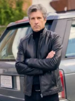 Front view of the Killer Angelo Doyle Black Leather Jacket.