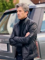 Side view of the Killer Angelo Doyle Black Leather Jacket.