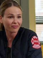 Lizzy Novak Chicago Med Quilted Jacket Look View