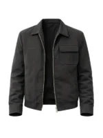 A full look at the Killer Angelo Doyle Black Jacket.