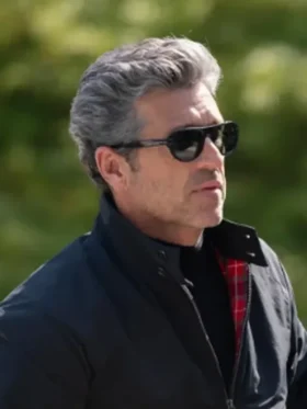 Close-up of the texture of the Memory of a Killer Angelo Doyle Jacket.