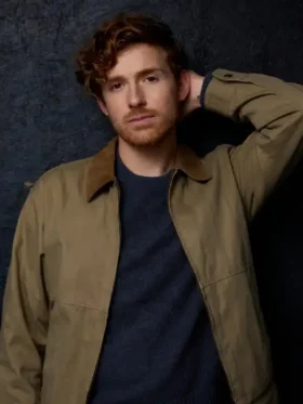 Close-up of the closure on the Memory of a Killer Jeff Jacket.