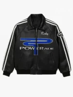 A full style look of the Ricky Bobby Talladega Nights Black Jacket.