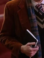 Close-up of the fabric on the Timothy Simons Corduroy Blazer.