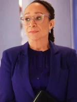 Sharon Goodwin Chicago Med Blue Blazer Closure View