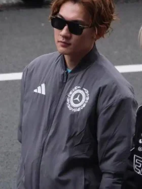 A full style look of the Su Yiming Chinese F1 Grand Prix Jacket.